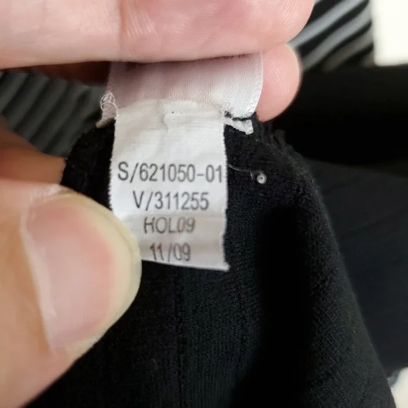 Eloquii Fit and Flare Black & White Stripe Dress - Picture 4 of 6